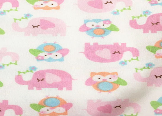 100% Cotton Softable Flannel Printed Fabric For Kids Garment